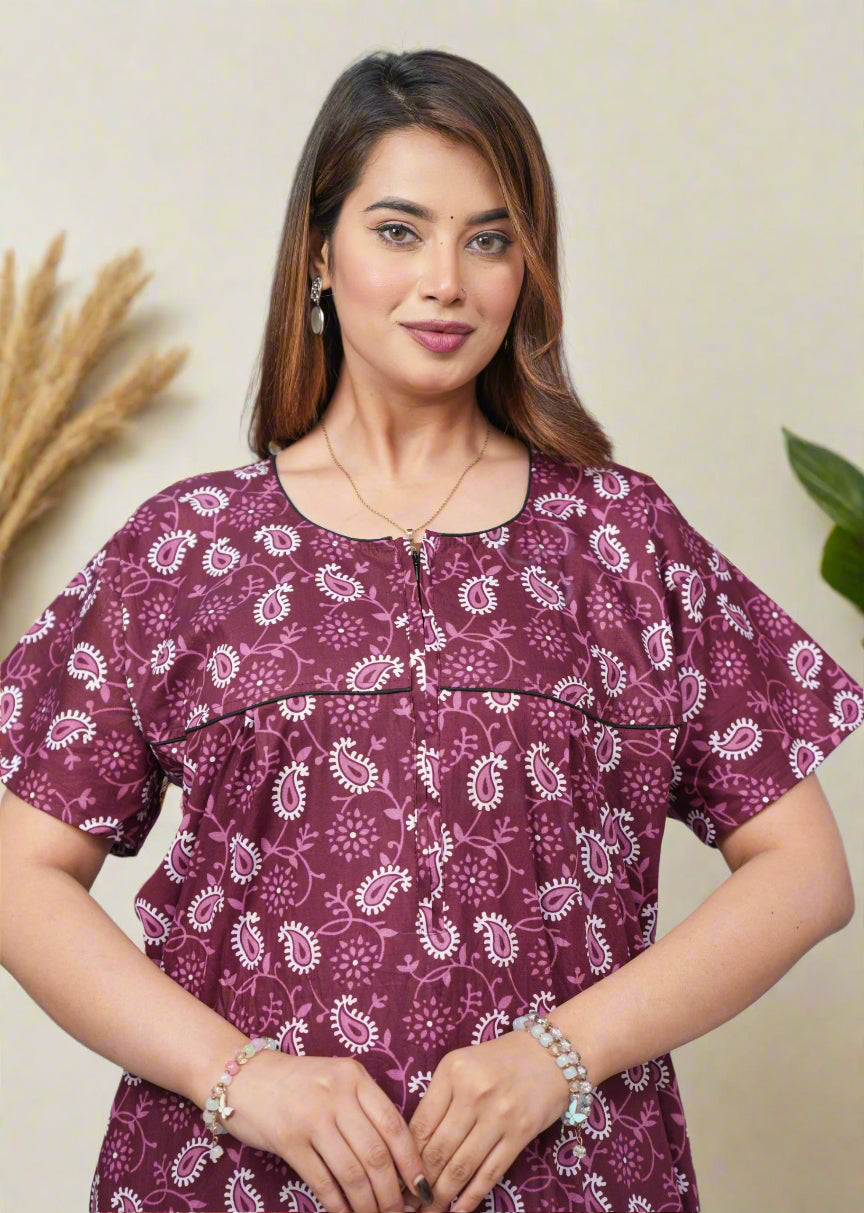 Cotton Nighty for Hospital Stay – Comfy and Easy Fit