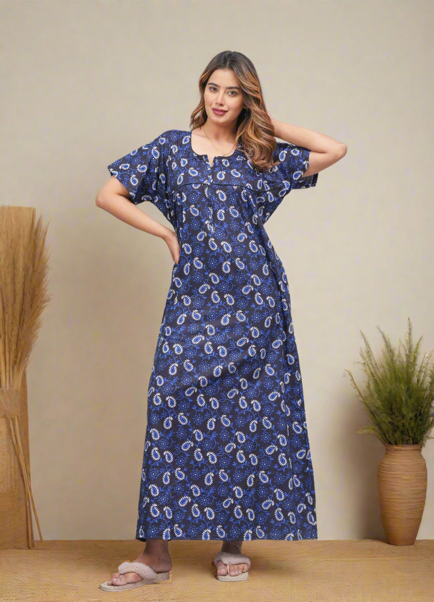 Women's Cotton Nightgown – Ideal for Cozy Nights