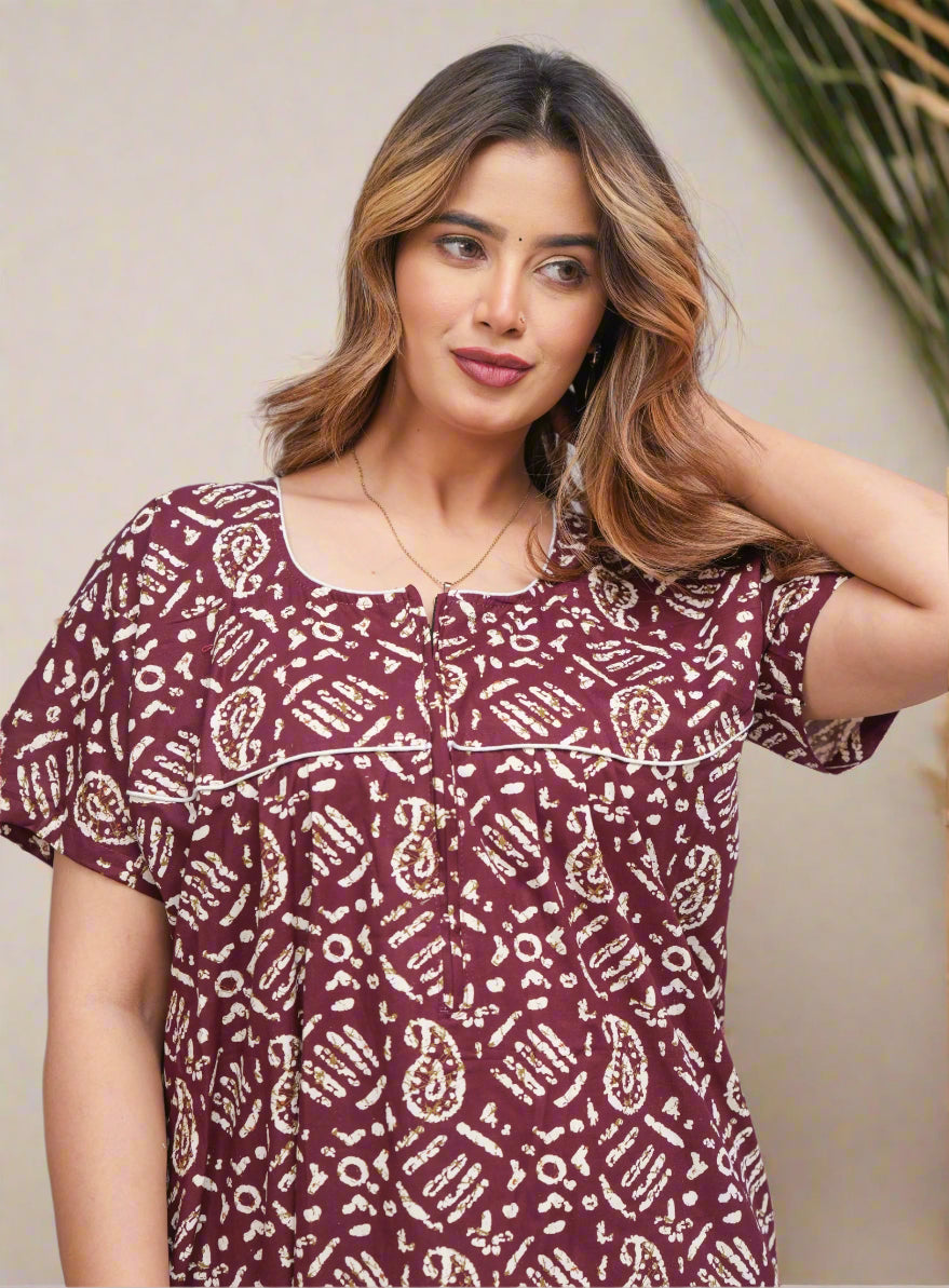 Nighty for Women in Cotton – Soft Daily Homewear